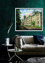 Clark Hall, Brandon University - 18x24"