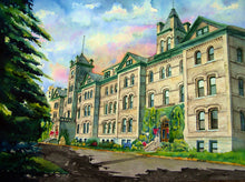 Clark Hall, Brandon University - 18x24"