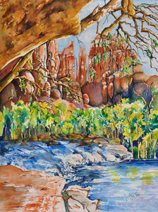 Cathedral Rock at Sedona AZ - 18x24"