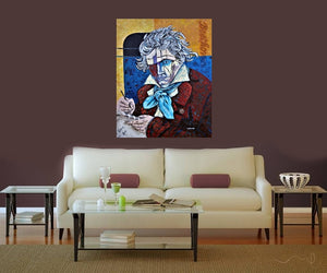 Beethoven "A Stroke of Genius" - 30x40"