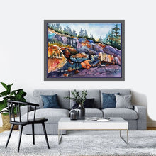 Rocky Mountain Train Wreck - 12x16"